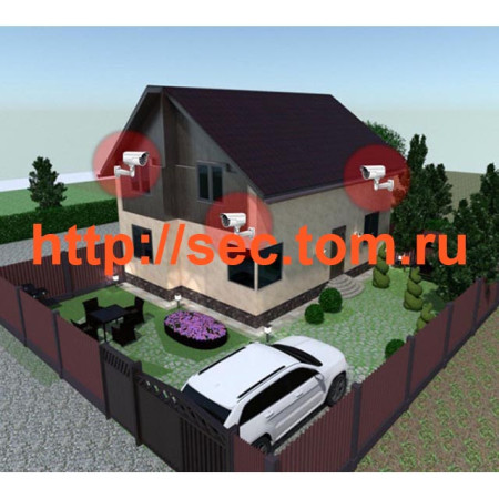 Видеонаблюдение в загородном доме
